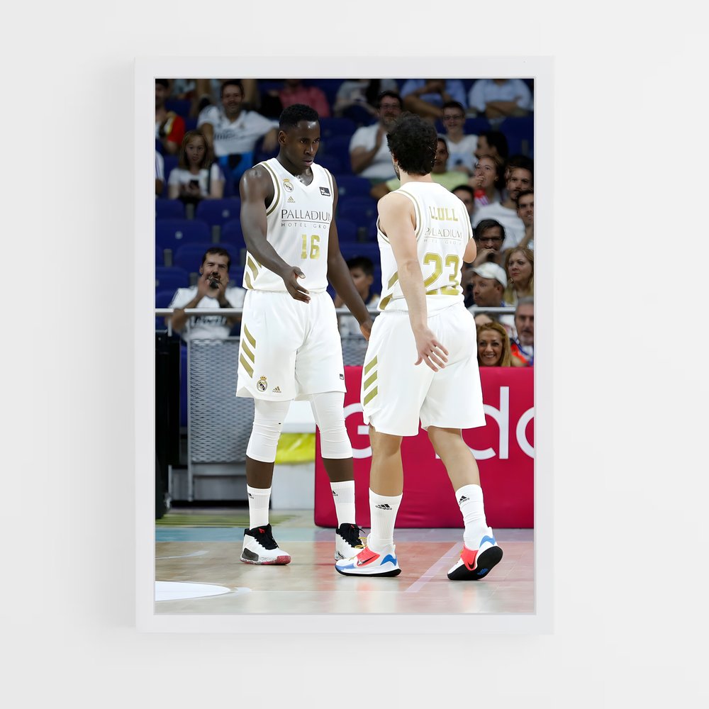 Poster Conversations de Terrain – affiche Basketball (vue 3)